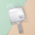 Square diamond beauty mirror with handle