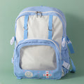 Fashion portable backpack-blue