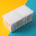Super value square box bamboo stick cotton swabs ( tip and round end)- 300pcs x 2 boxes