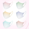 Adult 3D light color series cool mask-10pcs