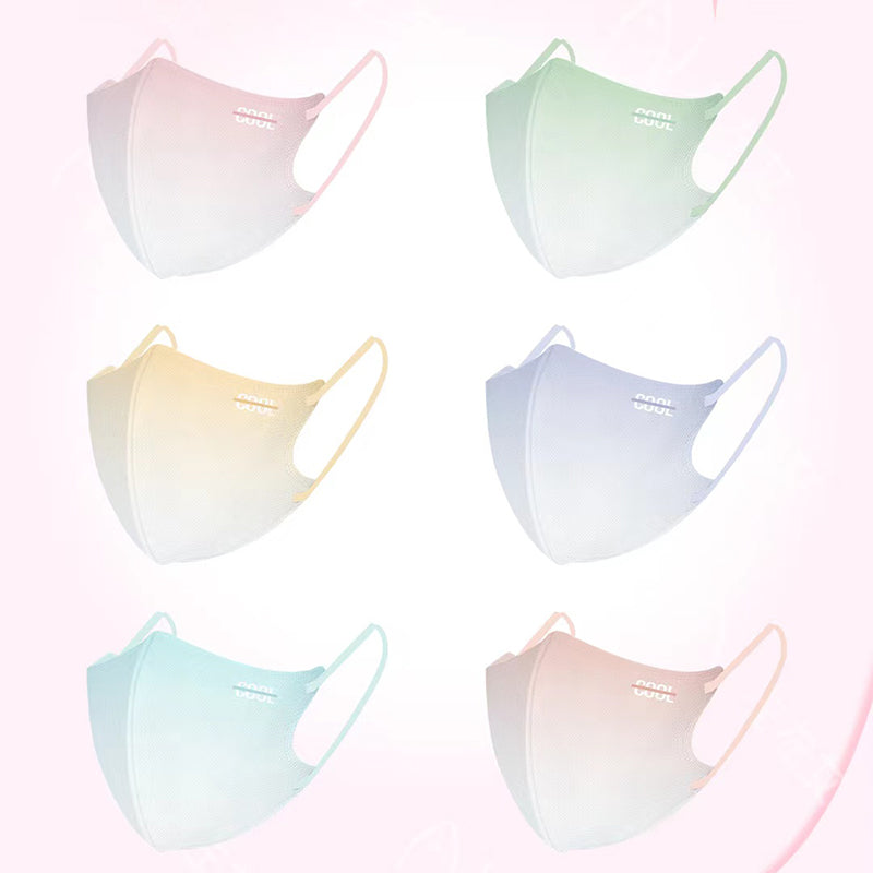 Adult 3D light color series cool mask-10pcs