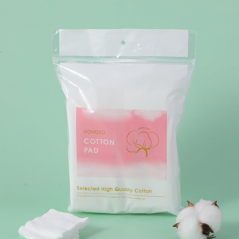 Square plain cotton pad 80pcs*2 packs