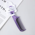 Purple electroplating flat comb