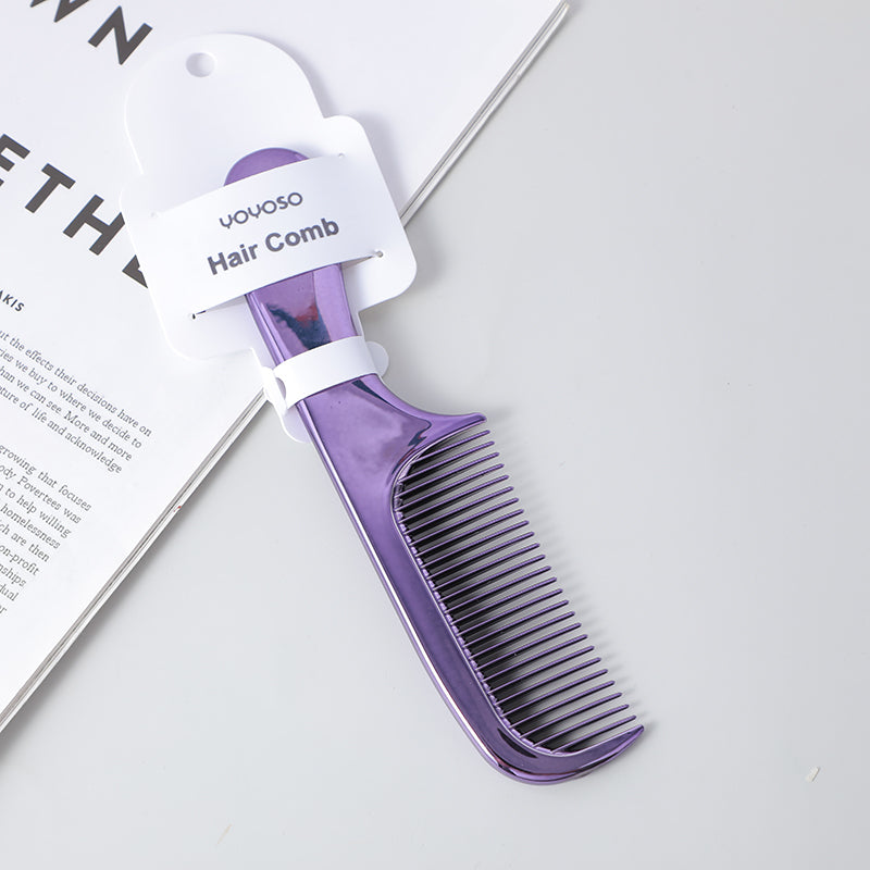 Purple electroplating flat comb