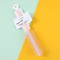Colorful electroplating curly comb-pink