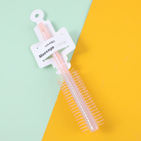 Colorful electroplating curly comb-pink