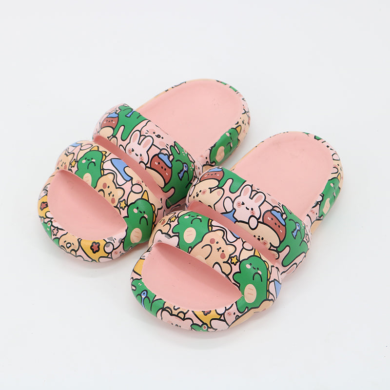 Cartoon rabbit children's pink slippers size 32-33