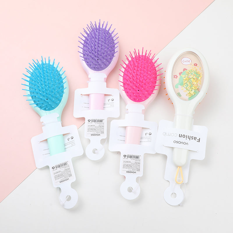 Cute pet glitter airbag comb