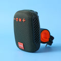 Outdoor riding wireless speaker with bracket-green