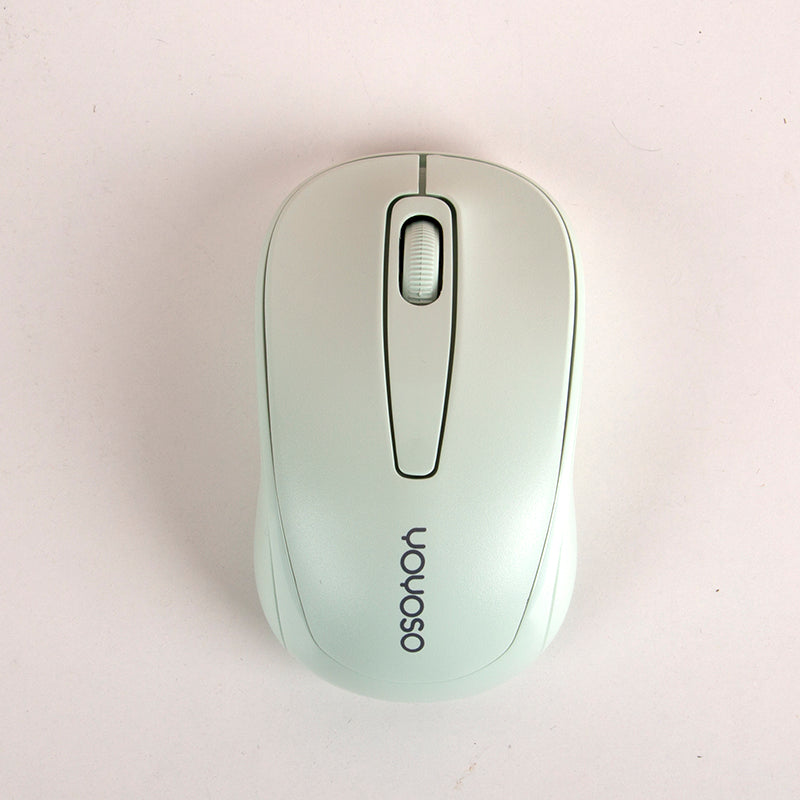 Simple wireless office mouse-green