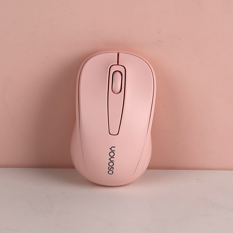 Simple wireless office mouse-pink