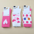 Rose red fun heart women's mid-calf socks-WS071