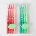 Soft gum care cleansing toothbrush 4pcs