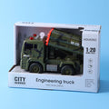 1:20 Inertial missile launcher vehicle (with sound and light)-contains 3pcs AG13