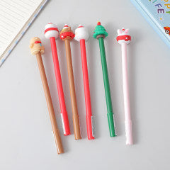 Colorful forest retractable gel pen-black refill