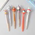 Christmas retractable gel pen-black refill