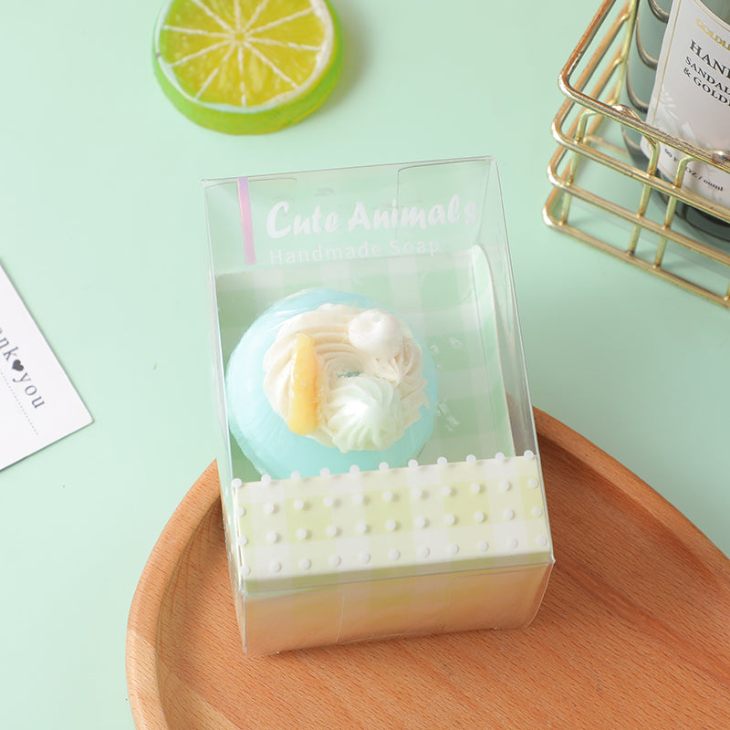Ocean macaron pudding soap