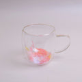 Pink dried flowers Glass - 250ml