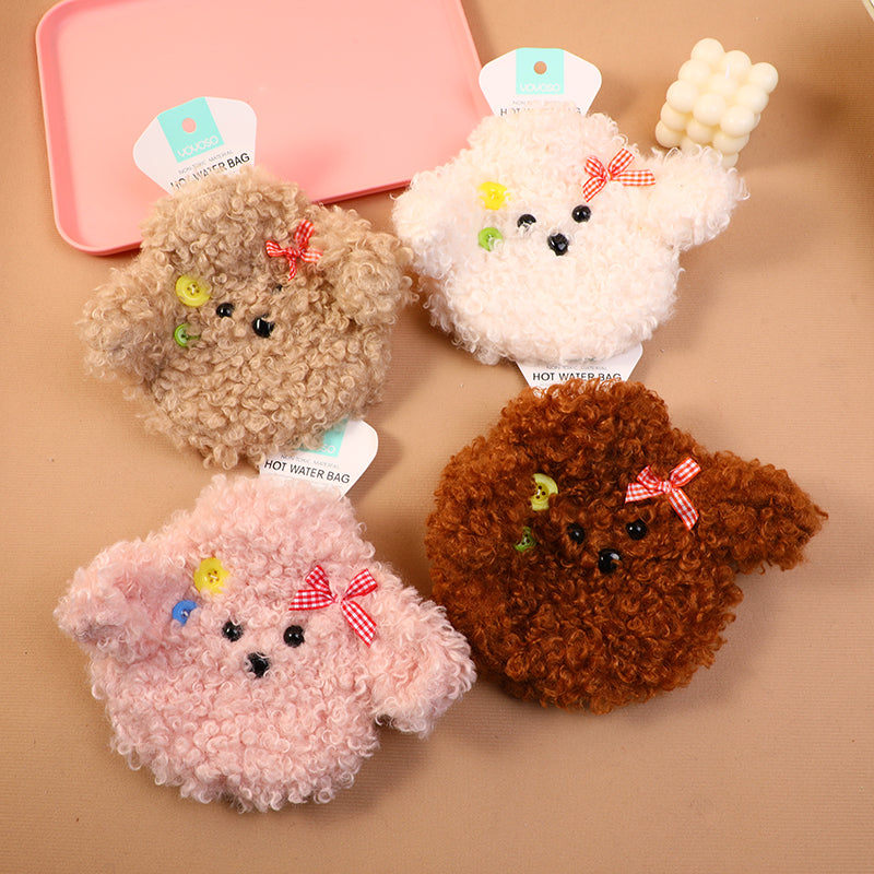Curly-haired Puppy Hot Water Bottle 350ml
