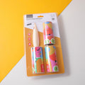 Blue flower straight handle lint roller x3 rolls