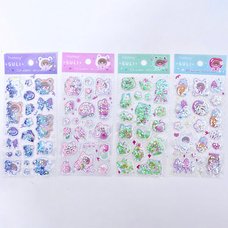 Shake stickers-pear jam dessert theme