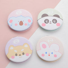 Round cute pet headshot fashionable mirror