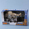 Military toy set inertial airplane (including 3pcs AG13 button cell)