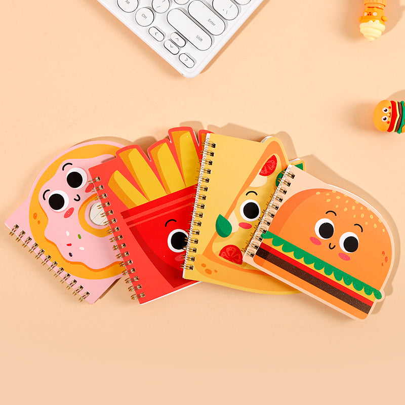 Flipped calorie modeling coil notebook A6-horizontal line pages