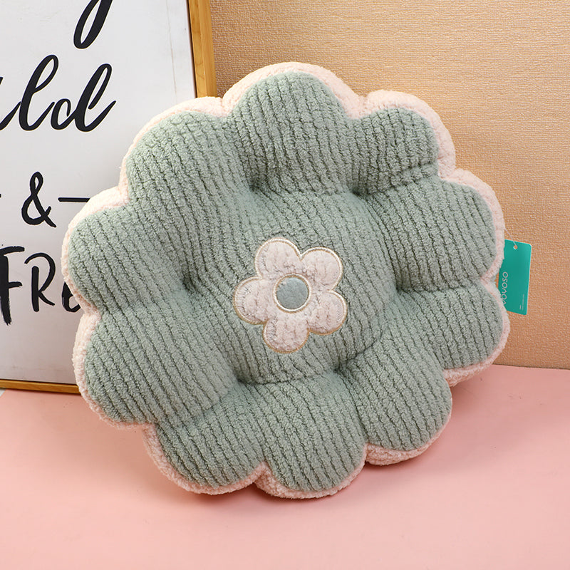 Creative Floral Cookie Cushion - Blue