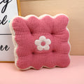 Draw Stripes Velvet Cookie Cushion - Pink