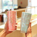 Large foam double layer cold drinking cup-750ml