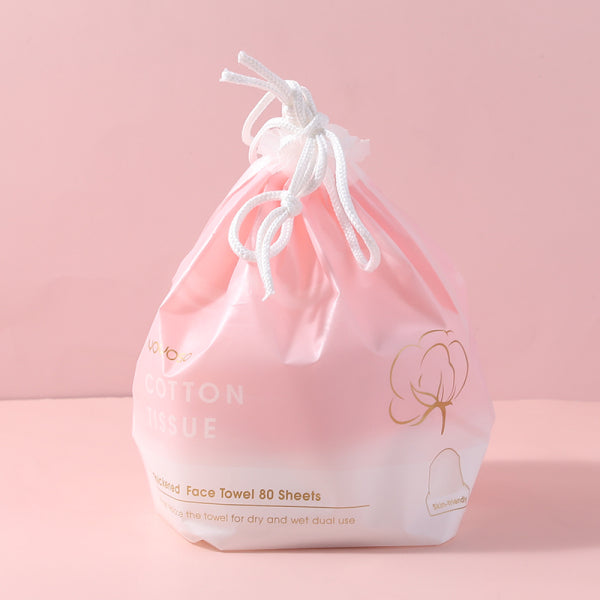 Thickened flexible face towel 80 sheets-pearl pattern