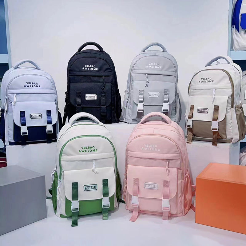 Simple large capacity men's backpack