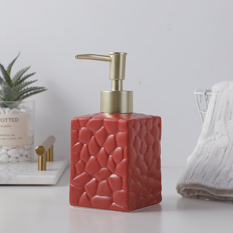 Square shaped hand sanitizer bottle