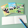 YOYO Panda series upturning cordless binding notebook A7-blank pages