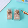 Stereoscopic eraser-coffee bear