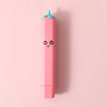 Strawberry shaped rolling eraser