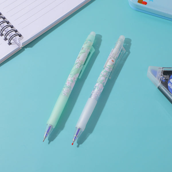 Spring peach erasable gel pen-blue