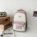 Simple letters backpack-pink