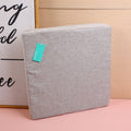 Linen memory foam cushion - beige