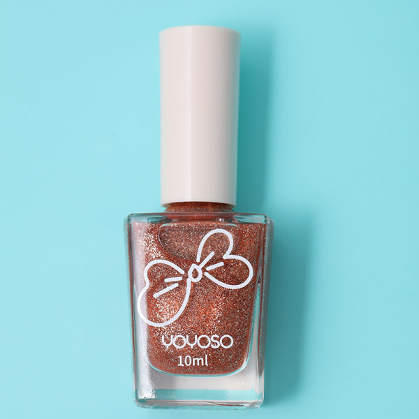 Butterfly fashion nail polish-39 glitter gold