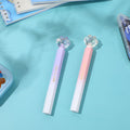 Crystal cat's paw gradient color gel pen-black