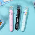 Crystal bear ten-color ballpoint pen