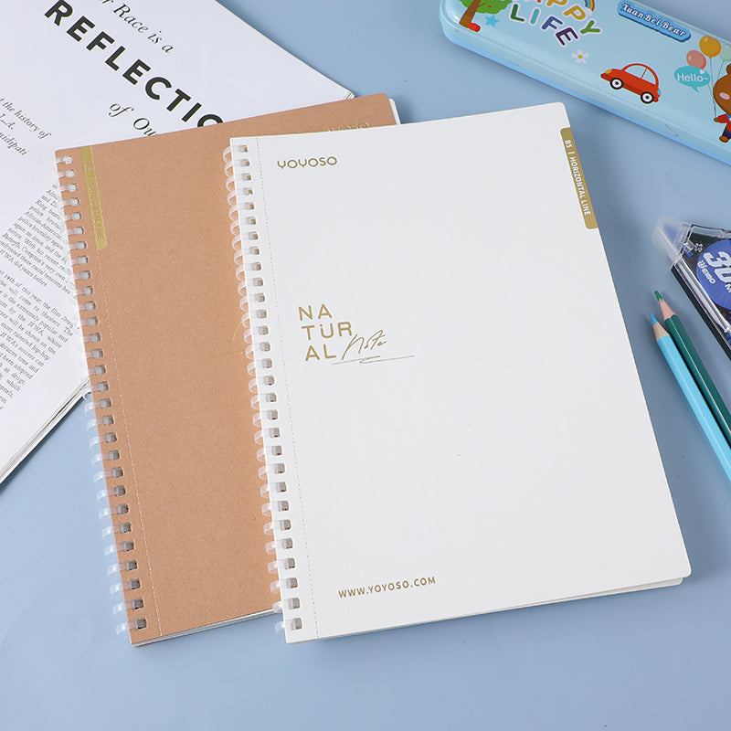 B5 basic soft coil notebook-horizontal line inside pages