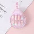 Crystal clear and lively wearable manicure-58# good time