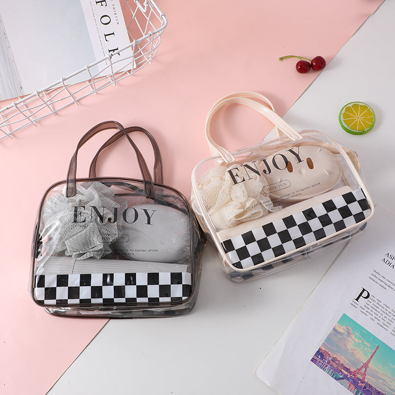 Checkerboard toiletry set