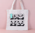 Cute panda shopping bag