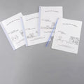 Rabbit daily series A4 rotary rod file folder