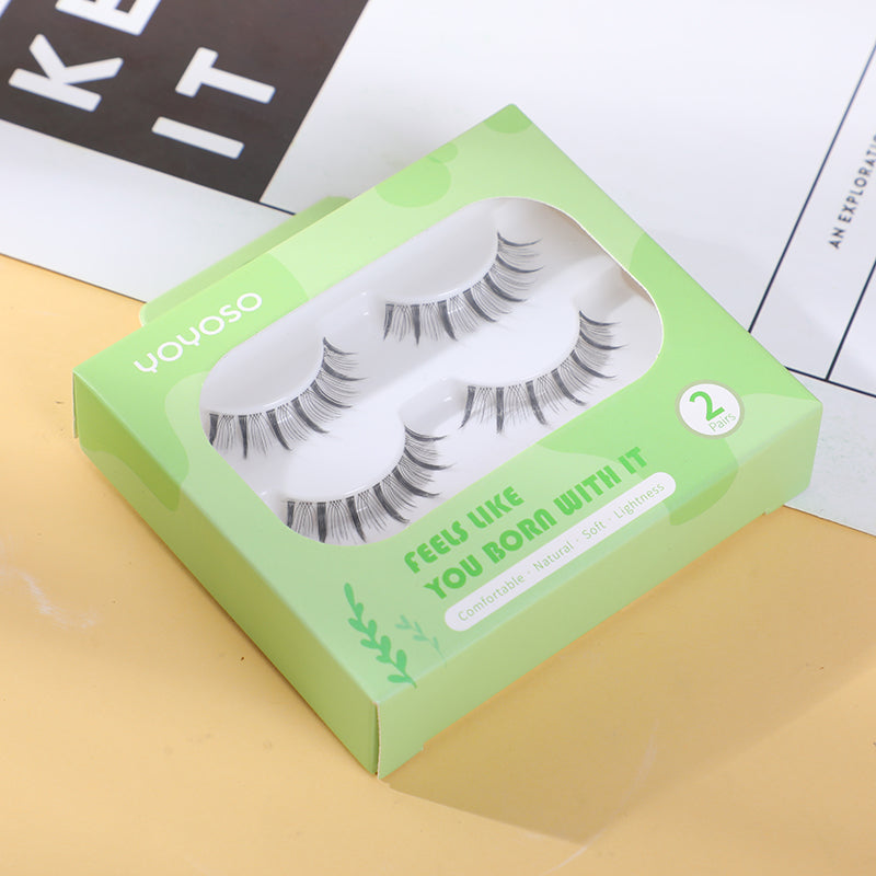 3D bushy fox false eyelashes (2 pairs)-30