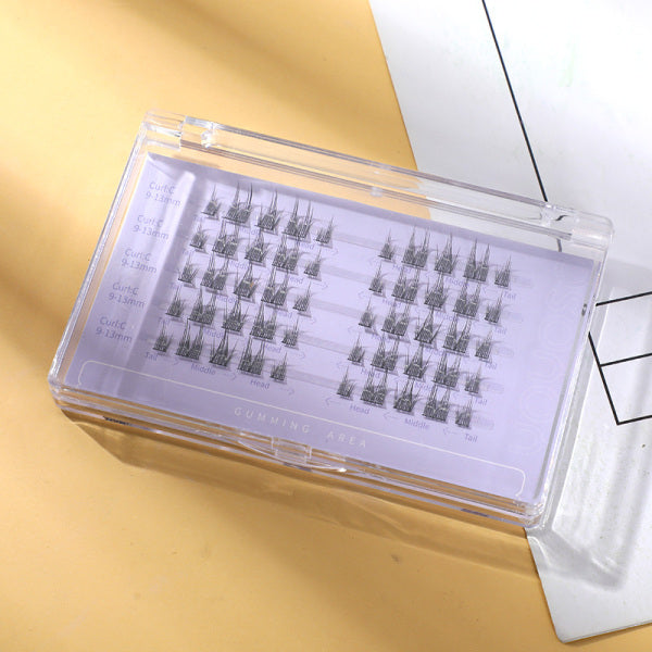 5D simulation little devil individual cluster false eyelashes (5 rows )-58